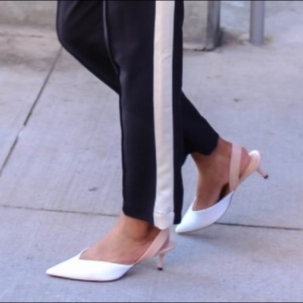 Zara Kitten Heel Ankle strap shoe